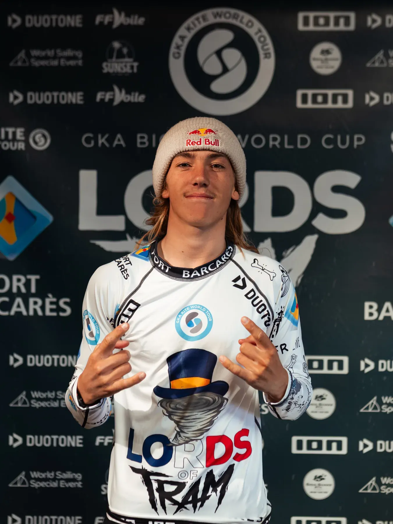 Finn Flügel at the GKA Big Air World Cup, Lords of Tram, Port Barcarès