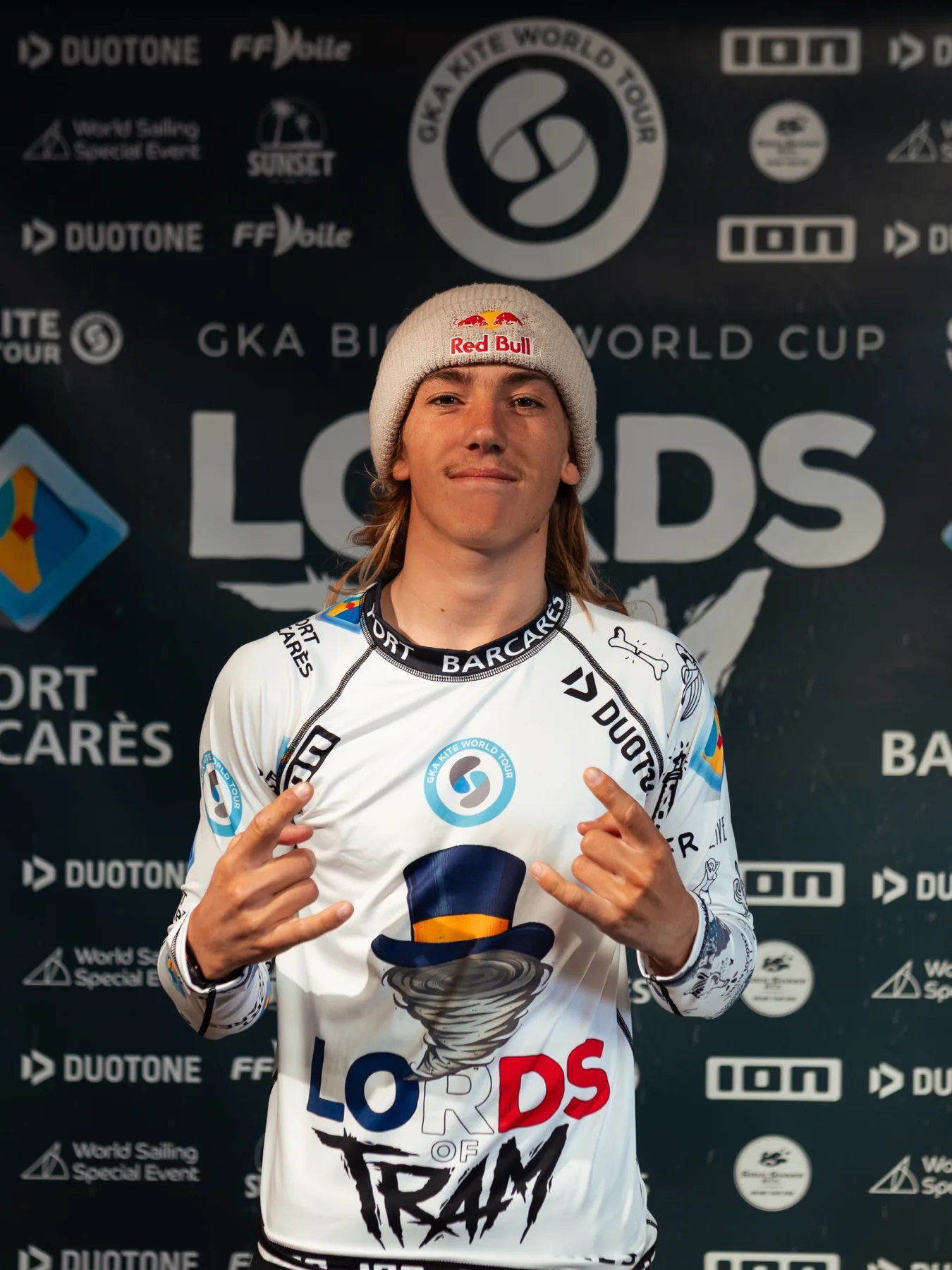 Finn Flügel at the GKA Big Air World Cup, Lords of Tram, Port Barcarès